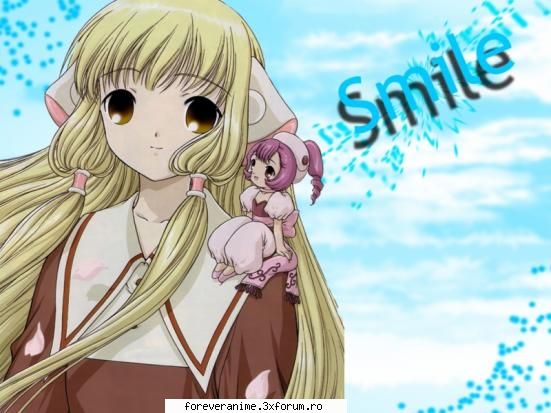 mie tot imi plece! am privit putin dar imi place fff mult! si chear miam pus numele chobits