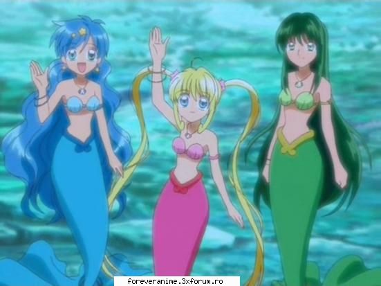 personajul preferat - luchia,lina and hanon - Mermaid Melody