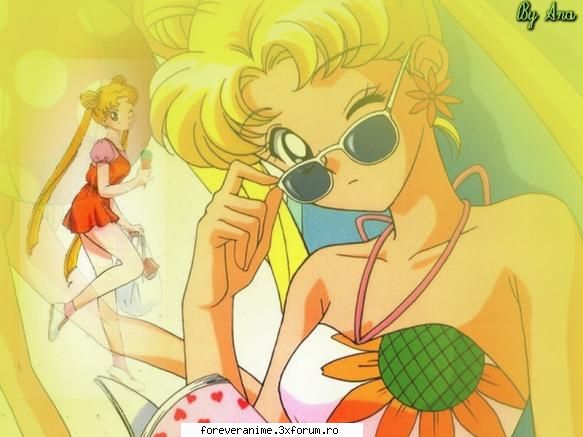 usagi-sailor moon - alta cu ea dar normala - Sailor Moon